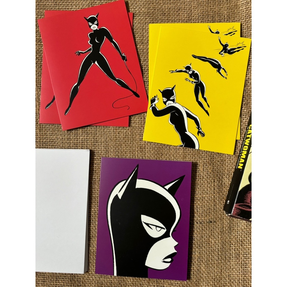 Vintage Chronicle Books Catwoman Blank Note Cards Incomplete Set DC Comics - Picture 2 of 5